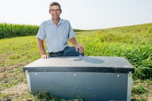 Kevin Sprung with Saturated Buffer in Rock Creek Watershed