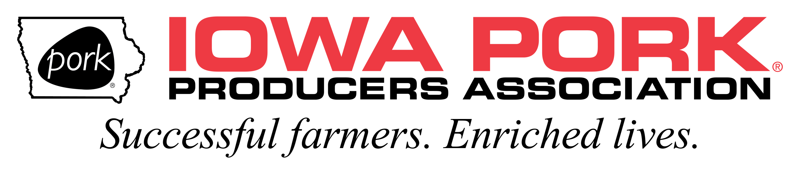 Iowa Pork Producers Association logo—Successful farmers. Enriched lives.