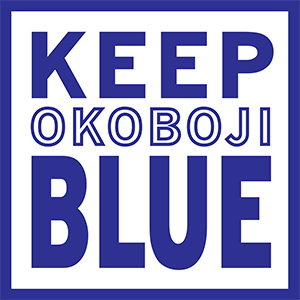 Keep Okoboji Blue logo