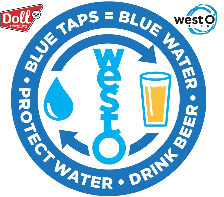 Blue Taps = Blue Water—Protect Water. Drink Beer.