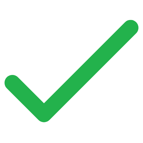 green check