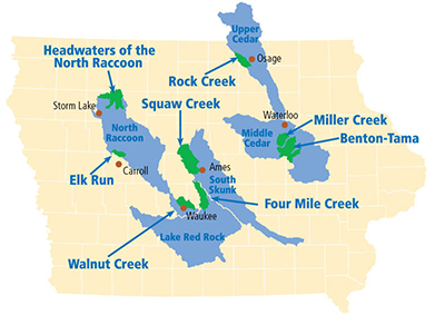 Iowa Miller Creek WaterShed