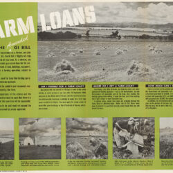 Good land in Iowa! This ad encourages vets to to farm with the help of a government loan. (National Archives)