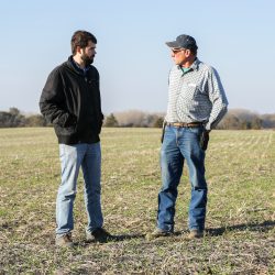 In Field with Cover Crops