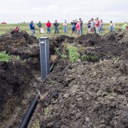Saturated Buffer Installation at Tom Vincent's farm